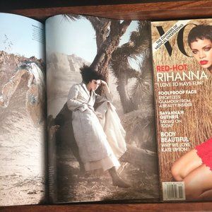 Vogue Wall Art - 2 Rihanna VOGUE covers 2012 & 2104 Vogue Wall Art - 2 Rihanna VOGUE covers 2012 & 2104